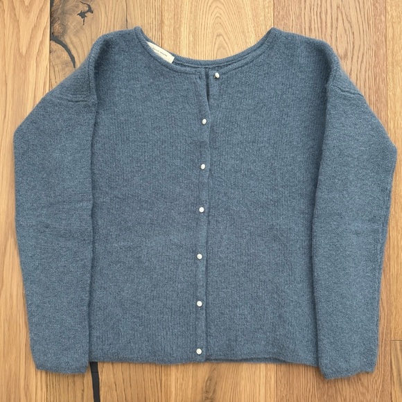 Sezane Sweaters - Sezane Blue Crew Neck Sweater